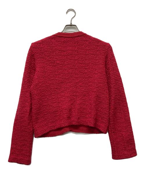 THE SHINZONE（ザ シンゾーン）THE SHINZONE (ザ シンゾーン) TWEED KNIT CD レッド サイズ:F0の古着・服飾アイテム