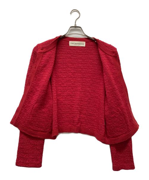 THE SHINZONE（ザ シンゾーン）THE SHINZONE (ザ シンゾーン) TWEED KNIT CD レッド サイズ:F0の古着・服飾アイテム