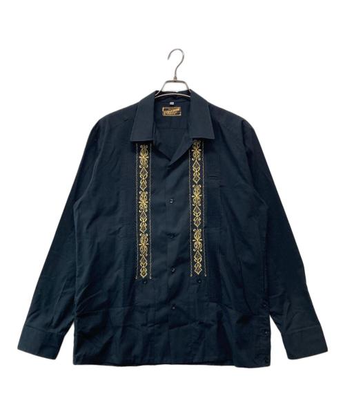 ESTRELLASTANDARD（エストレアスタンダード）ESTRELLASTANDARD (エストレアスタンダード) キューバシャツ ブラック サイズ:44の古着・服飾アイテム
