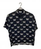 BUDSPOOLバッズプール）の古着「timeless chain smoke シャツ」｜ブラック