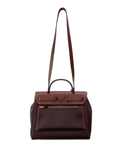 HERMES（エルメス）HERMES (エルメス) エールバッグ ジップ31 ルトゥルネ ブラウンの古着・服飾アイテム