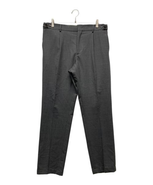 BERWICH（ベルウィッチ）BERWICH (バーウィック) BERTOベルト テクノウール1プリーツバックシャーリングテーパードパンツ グレー サイズ:54の古着・服飾アイテム