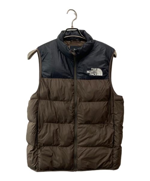 THE NORTH FACE（ザ ノース フェイス）THE NORTH FACE (ザ ノース フェイス) NUPTSE ECOLOFT VEST/NV3NN60 ブラウン サイズ:M/95の古着・服飾アイテム