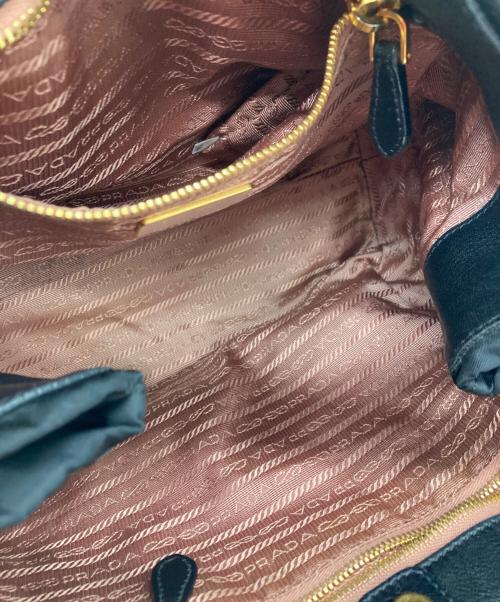 PRADA（プラダ）PRADA (プラダ) リボンナイロントートバッグ ブラックの古着・服飾アイテム