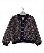 L.L.Beanエルエルビーン）の古着「バーズアイニットカーディガン」｜ネイビー