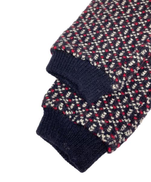 L.L.Bean（エルエルビーン）L.L.Bean (エルエルビーン) バーズアイニットカーディガン ネイビー サイズ:Ｍの古着・服飾アイテム