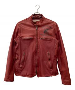 Schott ショット シングルライダース ボアライナー付き US32 中古・古着通販】Schott (ショット) ボアライナー付シングルライダース