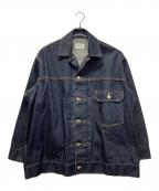 beautiful peopleビューティフルピープル）の古着「セルヴィッチデニムビッグブルゾン」｜インディゴ