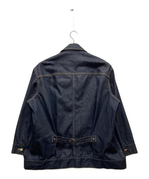 beautiful people（ビューティフルピープル）beautiful people (ビューティフルピープル) セルヴィッチデニムビッグブルゾン インディゴ サイズ:40の古着・服飾アイテム