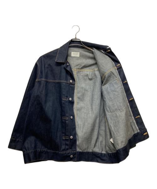 beautiful people（ビューティフルピープル）beautiful people (ビューティフルピープル) セルヴィッチデニムビッグブルゾン インディゴ サイズ:40の古着・服飾アイテム