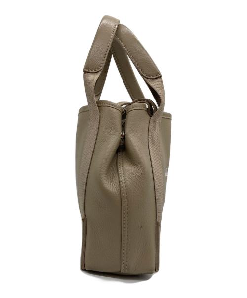 BALENCIAGA（バレンシアガ）BALENCIAGA (バレンシアガ) ネイビーカバストートバッグS ベージュの古着・服飾アイテム