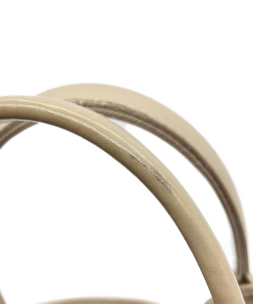 BALENCIAGA（バレンシアガ）BALENCIAGA (バレンシアガ) ネイビーカバストートバッグS ベージュの古着・服飾アイテム