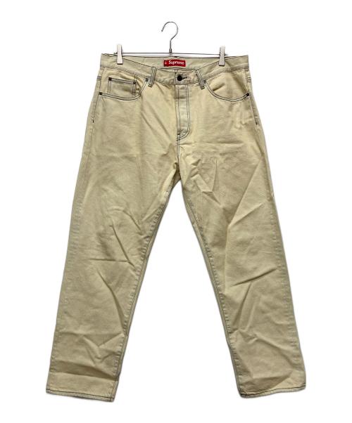 SUPREME（シュプリーム）Supreme (シュプリーム) 25SS Regular Jean Bleached ベージュ サイズ:34の古着・服飾アイテム