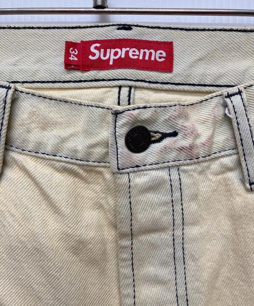 SUPREME（シュプリーム）Supreme (シュプリーム) 25SS Regular Jean Bleached ベージュ サイズ:34の古着・服飾アイテム