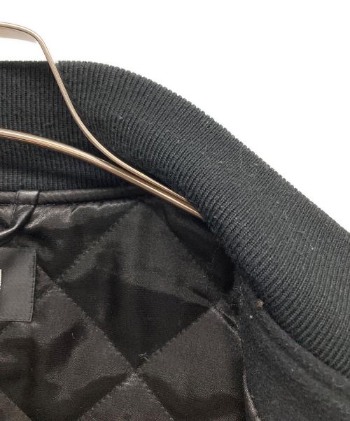 stussy（ステューシー）stussy (ステューシー) Sport Melton Varsity Jacket ブラック サイズ:Lの古着・服飾アイテム