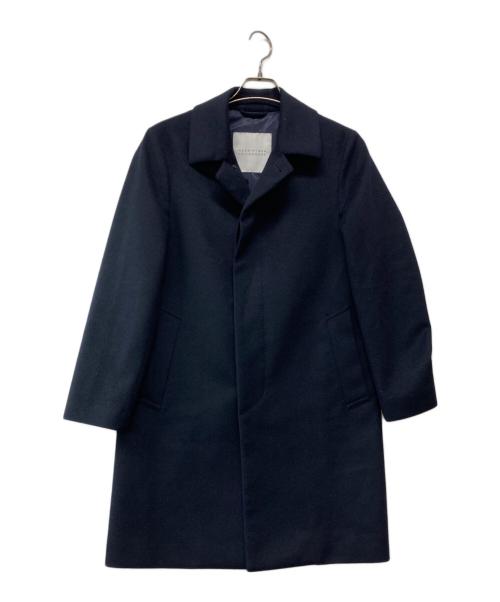 MACKINTOSH PHILOSOPHY（マッキントッシュ フィロソフィー）MACKINTOSH PHILOSOPHY (マッキントッシュ フィロソフィー) ショートビーバー ステンカラー コート ネイビー サイズ:36の古着・服飾アイテム
