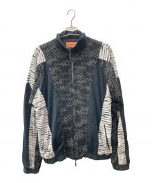 missoni（ミッソーニ）の古着「ジグザグ ジップジャケット」｜ブラック
