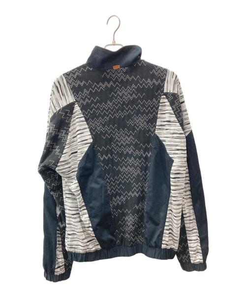 missoni（ミッソーニ）MISSONI (ミッソーニ) ジグザグ ジップジャケット ブラック サイズ:52の古着・服飾アイテム