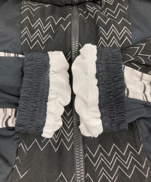 missoni（ミッソーニ）MISSONI (ミッソーニ) ジグザグ ジップジャケット ブラック サイズ:52の古着・服飾アイテム