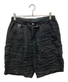 GRAMICCI×nonnative×UNDERCOVER（グラミチ×ノンネイティブ×アンダーカバー）の古着「25SS WALKER EASY SHORTS LINEN CANVAS」｜ブラック