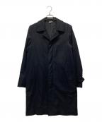 COMME des GARCONS HOMME DEUXコムデギャルソン オム ドゥ）の古着「ステンカラーコート/DF-C001」｜ブラック