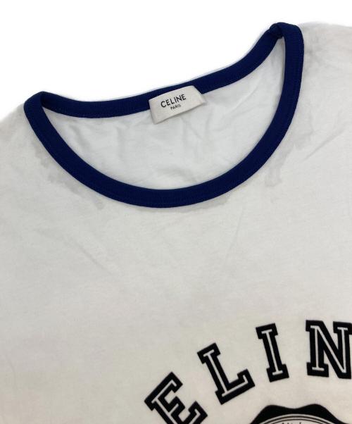 CELINE（セリーヌ）CELINE (セリーヌ) BLASON ルーズTシャツ/RX00F507Z ホワイト サイズ:XXLの古着・服飾アイテム