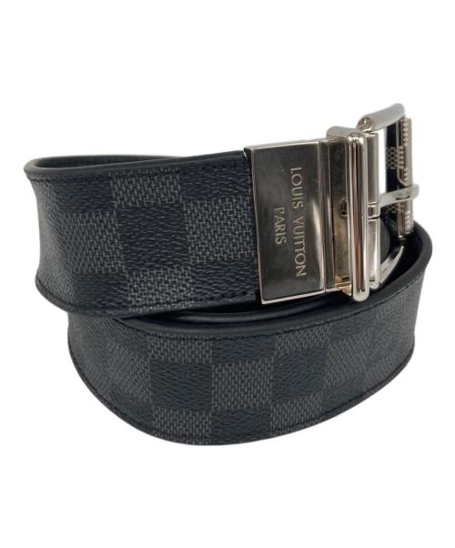 LOUIS VUITTON（ルイ ヴィトン）LOUIS VUITTON (ルイ ヴィトン) ベルト・ダミエプリント ブラックの古着・服飾アイテム