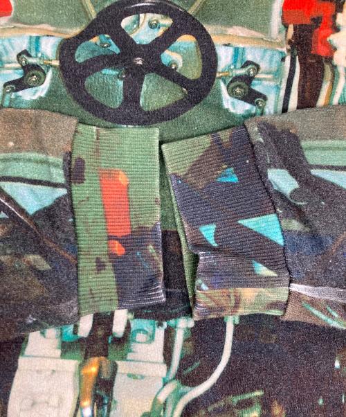 BURBERRY（バーバリー）BURBERRY (バーバリー) Kacey Submarine Graphic-print Cotton Sweatshirt グリーン サイズ:Ｍの古着・服飾アイテム