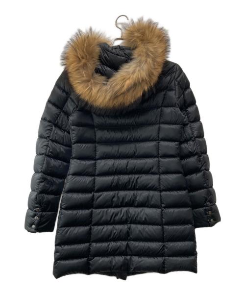 CAPE HORN（ケープホーン）CAPE HORN (ケープホーン) TIERRA SRL  ラクーンファー付きダウンコート ブラック サイズ:42の古着・服飾アイテム