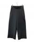 i`m here（アイムヒアー）の古着「ポリエステルワイドパンツ」｜ブラック