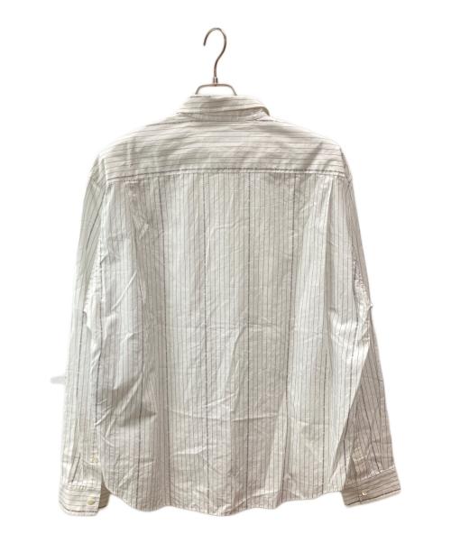 BALENCIAGA（バレンシアガ）BALENCIAGA (バレンシアガ) ボタンダウンストライプシャツ グレー サイズ:37の古着・服飾アイテム