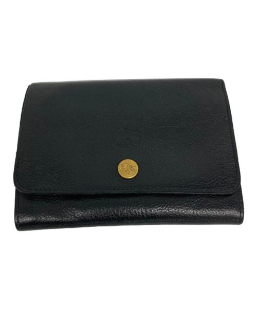 IL BISONTE（イル ビゾンテ）IL BISONTE (イル ビゾンテ) ミディアムウォレット ブラックの古着・服飾アイテム