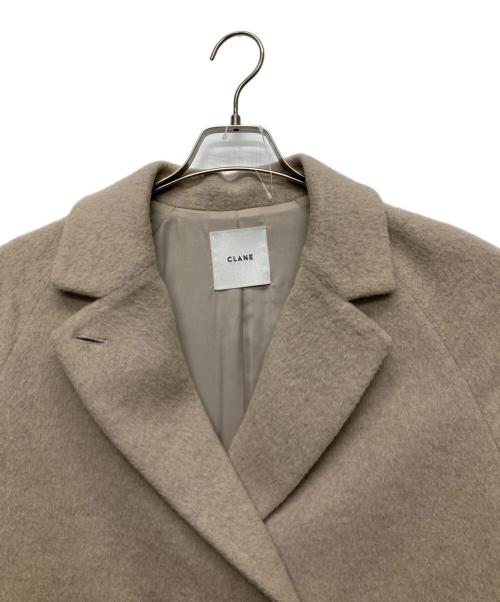 CLANE（クラネ）CLANE (クラネ) DOUBLE WOOL LONG COAT ベージュ サイズ:1の古着・服飾アイテム