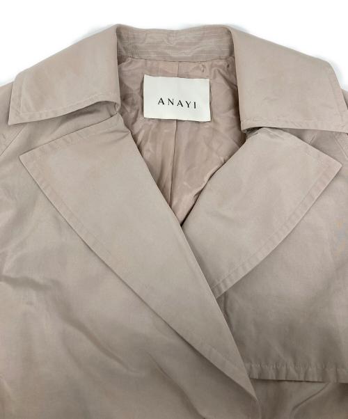 ANAYI（アナイ）ANAYI (アナイ) ライトシャンタンドレスコート ピンク サイズ:36の古着・服飾アイテム