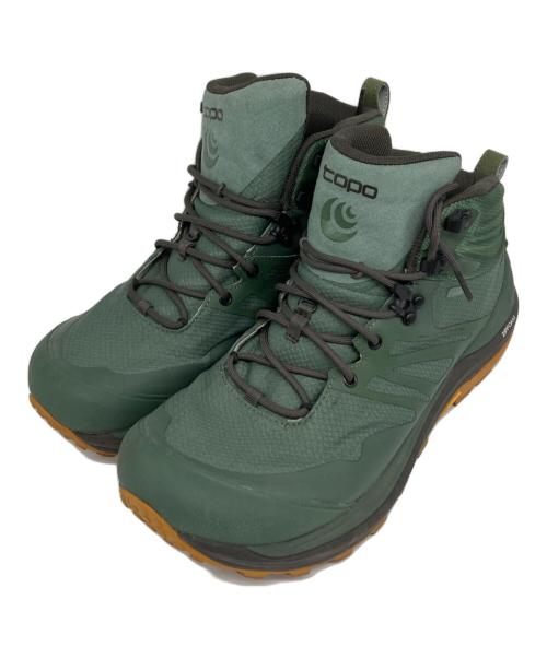 topo athletic（トポアスレチック）Topo Athletic (トポアスレチック) TRAILVENTURE 2 WP グリーン サイズ:US10.5の古着・服飾アイテム