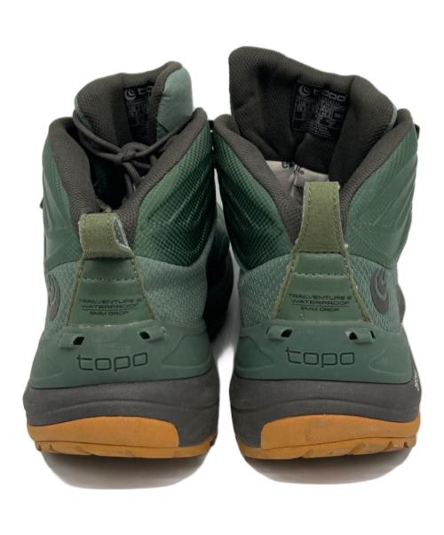 topo athletic（トポアスレチック）Topo Athletic (トポアスレチック) TRAILVENTURE 2 WP グリーン サイズ:US10.5の古着・服飾アイテム