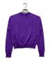 MIU MIU（ミュウミュウ）の古着「ハートカット コンパクト ニット」｜パープル