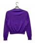 MIU MIU (ミュウミュウ) ハートカット コンパクト ニット パープル サイズ:42 未使用品：15000円