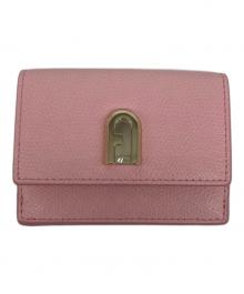 FURLA（フルラ）の古着「3つ折り財布」｜ピンク