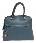 FURLAフルラ）の古着「PIPER パイパー レザー 2WAYショルダーバッグ」｜ブルー