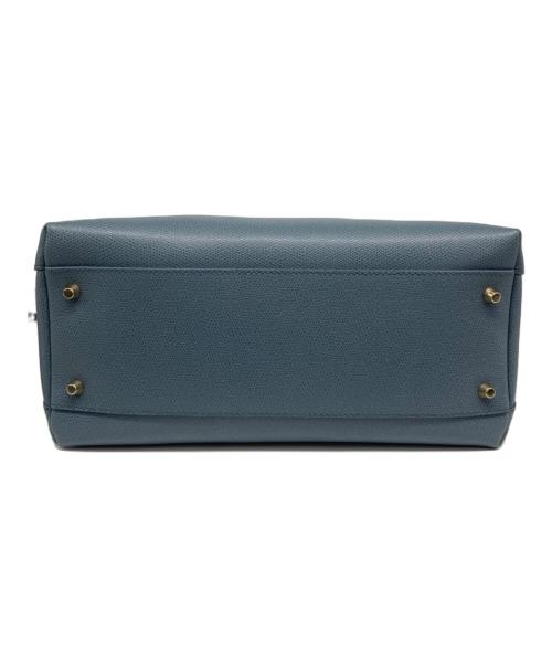 FURLA（フルラ）FURLA (フルラ) PIPER パイパー レザー 2WAYショルダーバッグ ブルーの古着・服飾アイテム