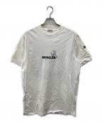 MONCLER×FRGMTモンクレール×フラグメントデザイン）の古着「ゴーストうさぎFRGMTレタリングTシャツ/K109U8C00001 M3265」｜ホワイト
