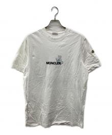 MONCLER×FRGMT（モンクレール×フラグメントデザイン）の古着「ゴーストうさぎFRGMTレタリングTシャツ/K109U8C00001 M3265」｜ホワイト