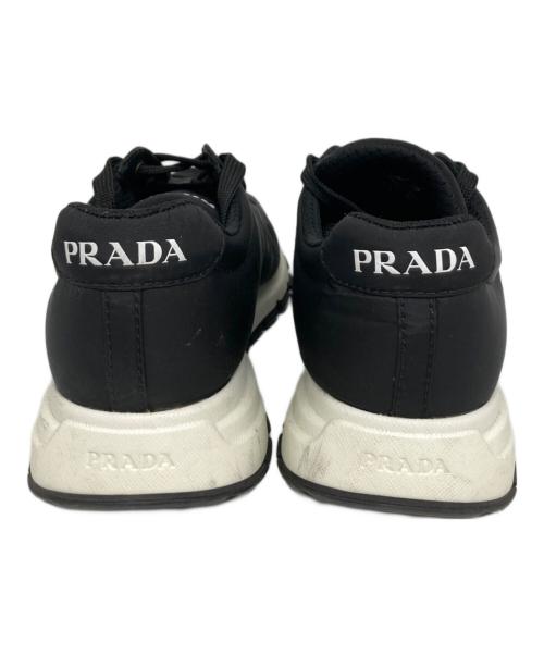 PRADA（プラダ）PRADA (プラダ) ナイロンスニーカー ブラック サイズ:61/2の古着・服飾アイテム