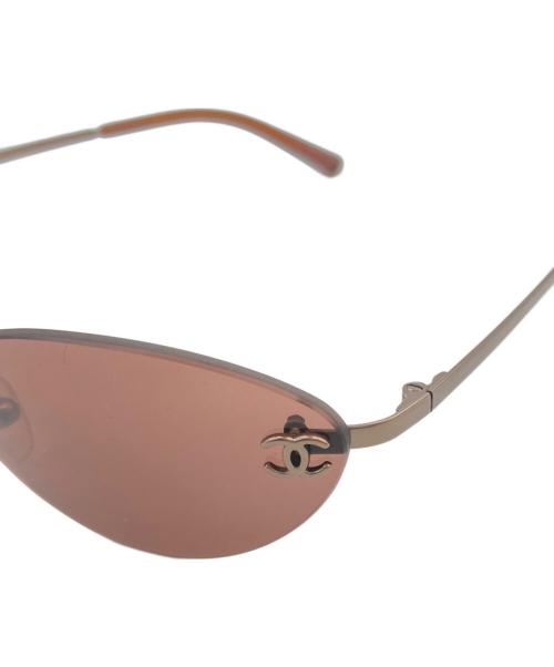 CHANEL（シャネル）CHANEL (シャネル) サングラス ブラウン サイズ:53□19 130の古着・服飾アイテム