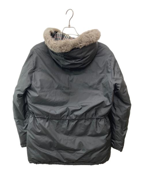 BURBERRY BLACK LABEL（バーバリーブラックレーベル）BURBERRY BLACK LABEL (バーバリーブラックレーベル) 裏地ノバチェック ダウンジャケット ブラック サイズ:Ｍの古着・服飾アイテム