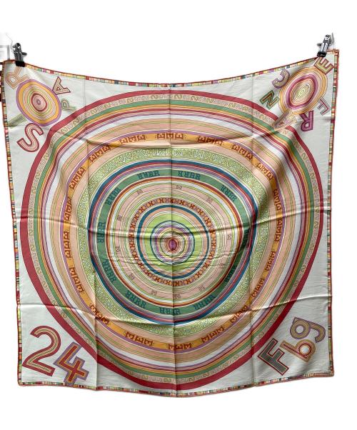 HERMES（エルメス）HERMES (エルメス) スカーフ ピンクの古着・服飾アイテム