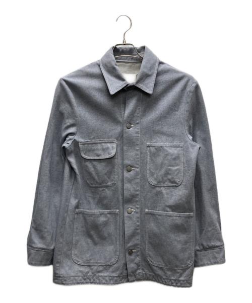 Maison Margiela（メゾンマルジェラ）Maison Margiela (メゾンマルジェラ) カバーオールジャケット ブルー サイズ:44の古着・服飾アイテム