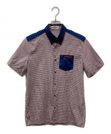 PRADA（プラダ）の古着「S/S チェックシャツ/8C334 8141」｜レッド