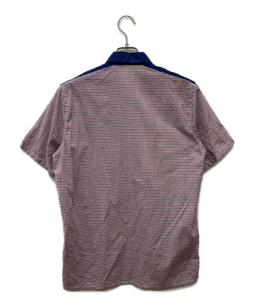 PRADA（プラダ）PRADA (プラダ) S/S チェックシャツ/8C334 8141 レッド サイズ:39の古着・服飾アイテム
